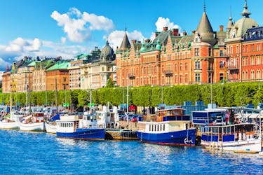 Paseo en yate privado con comida o cena por el archipiélago de Estocolmo